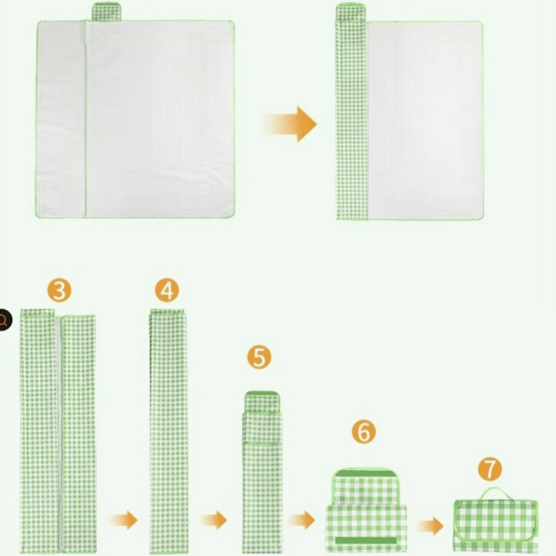 Waterproof and Foldable Picnic Blanket – Ideal for Camping, Beach, and Outdoor Adventures