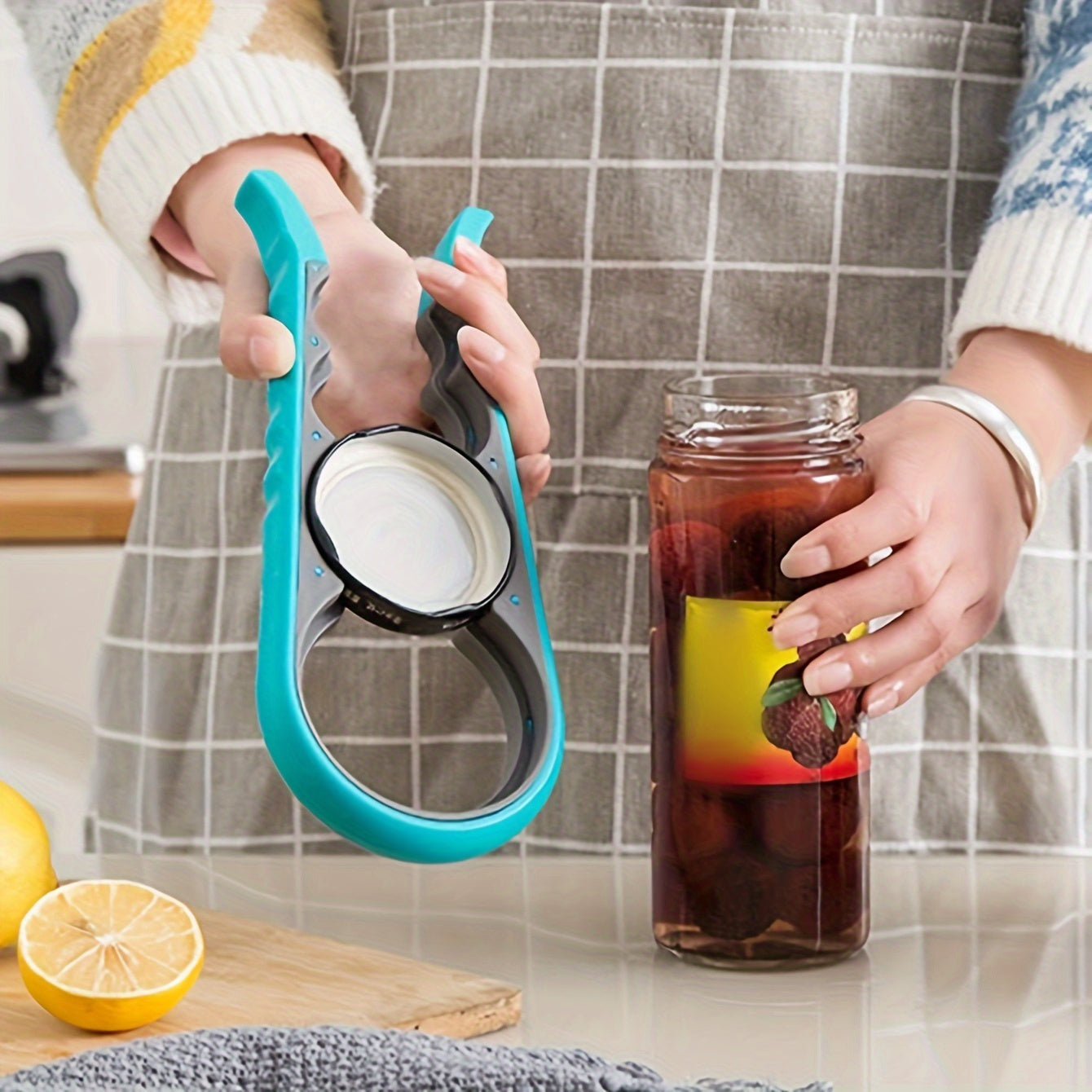 4-in-1 Multifunctional Bottle Opener – Convenient and Durable