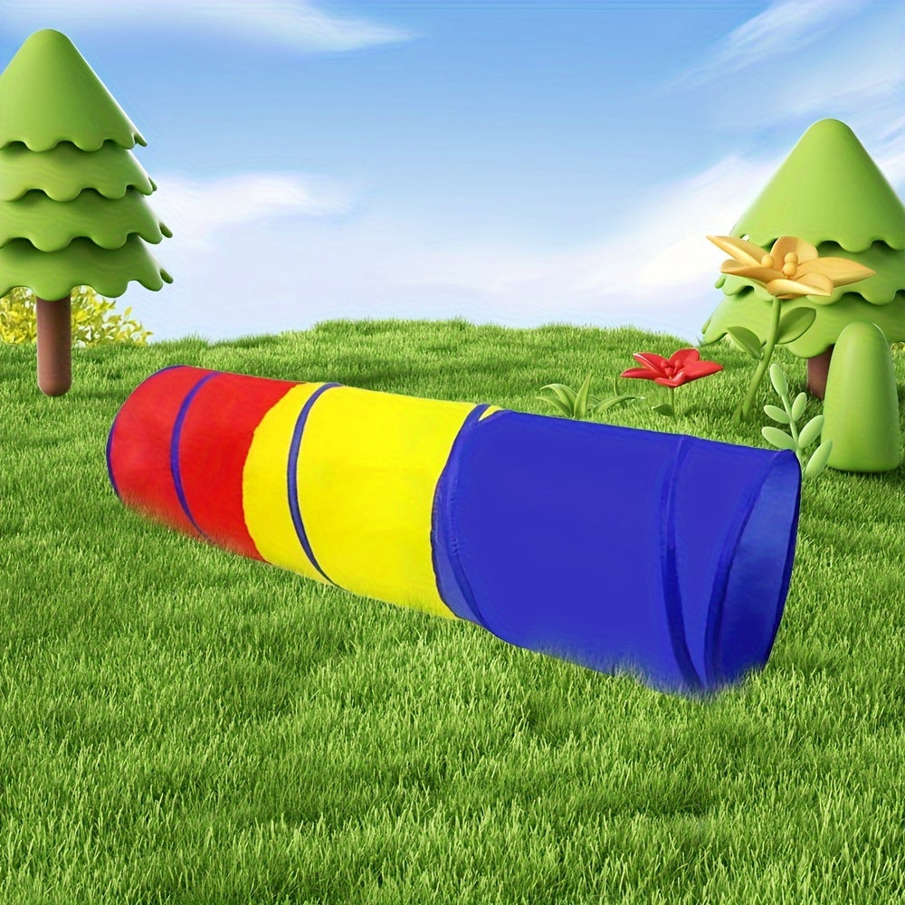 Colorful Kids Crawl Tunnel - For Active Play and Sensory Training