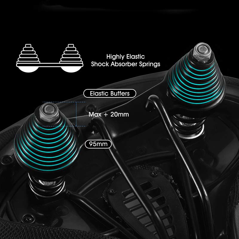 Ergonomic Wide Bike Saddle with Extra Padding for Comfortable Cycling