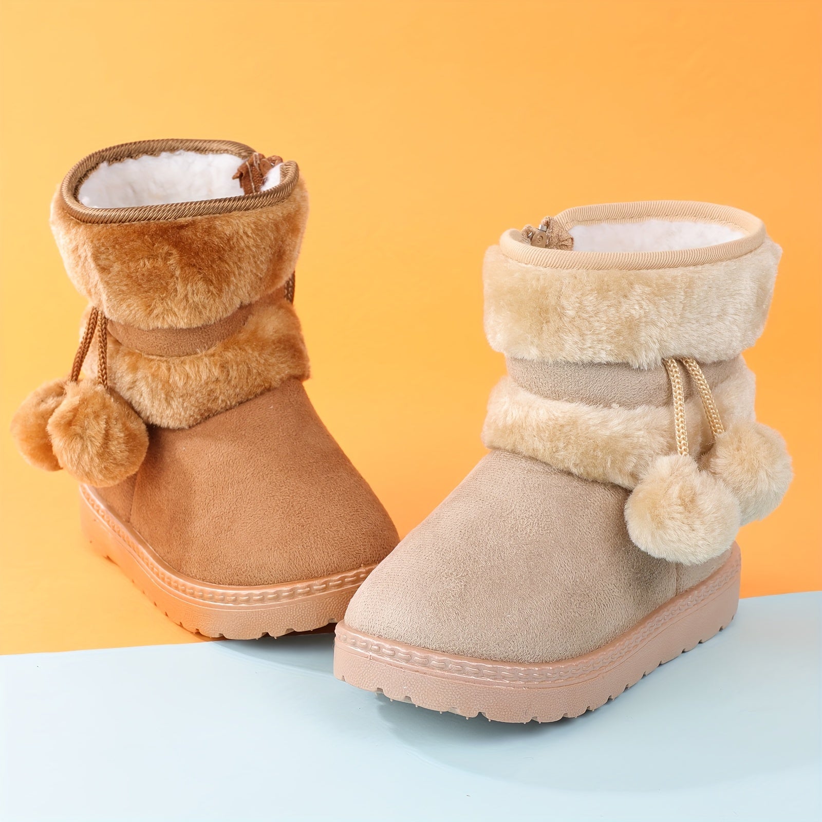 Cute Plush Boots for Kids - For Warmth and Comfort