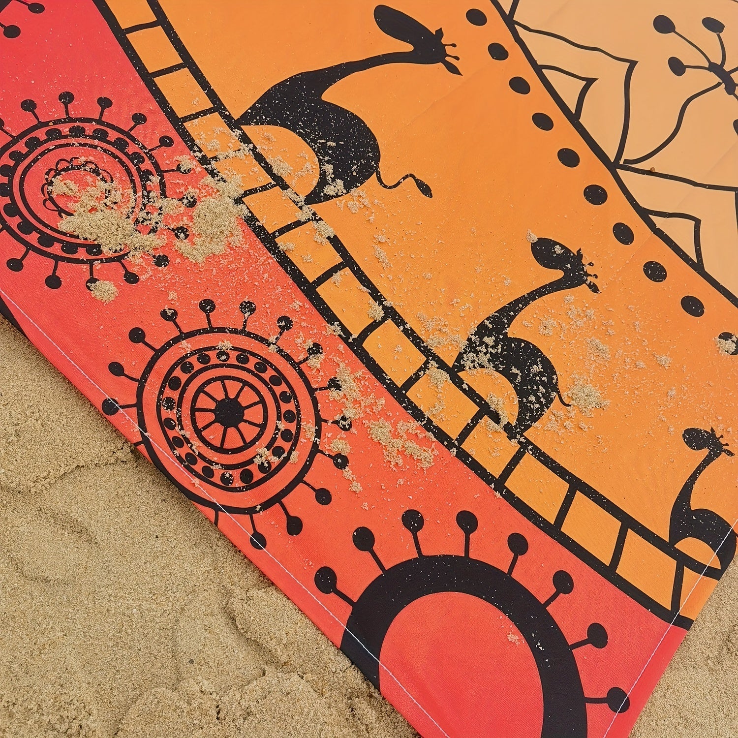 TropiComfort Oversized Beach Mat – Spacious, Durable, and Sand-Resistant