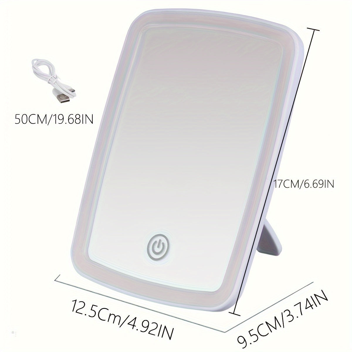 GlowPerfect LED Makeup Mirror - Lighting and Style in One