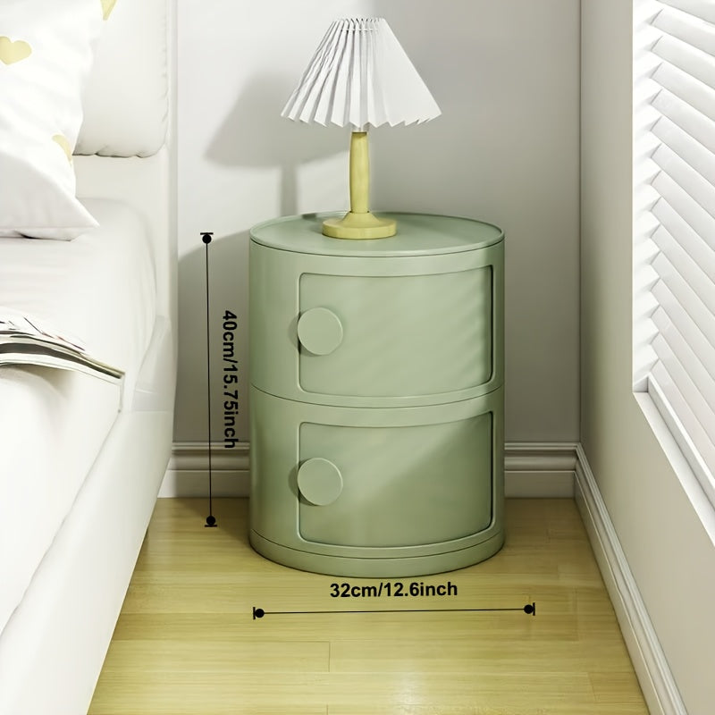 LumiStack Acrylic Nightstand – Modern and Practical Storage
