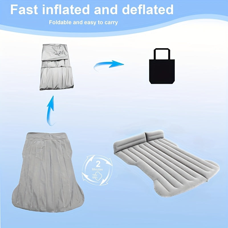 RoadRest Inflatable Car Bed – Perfect Travel Companion for Comfortable Sleeping