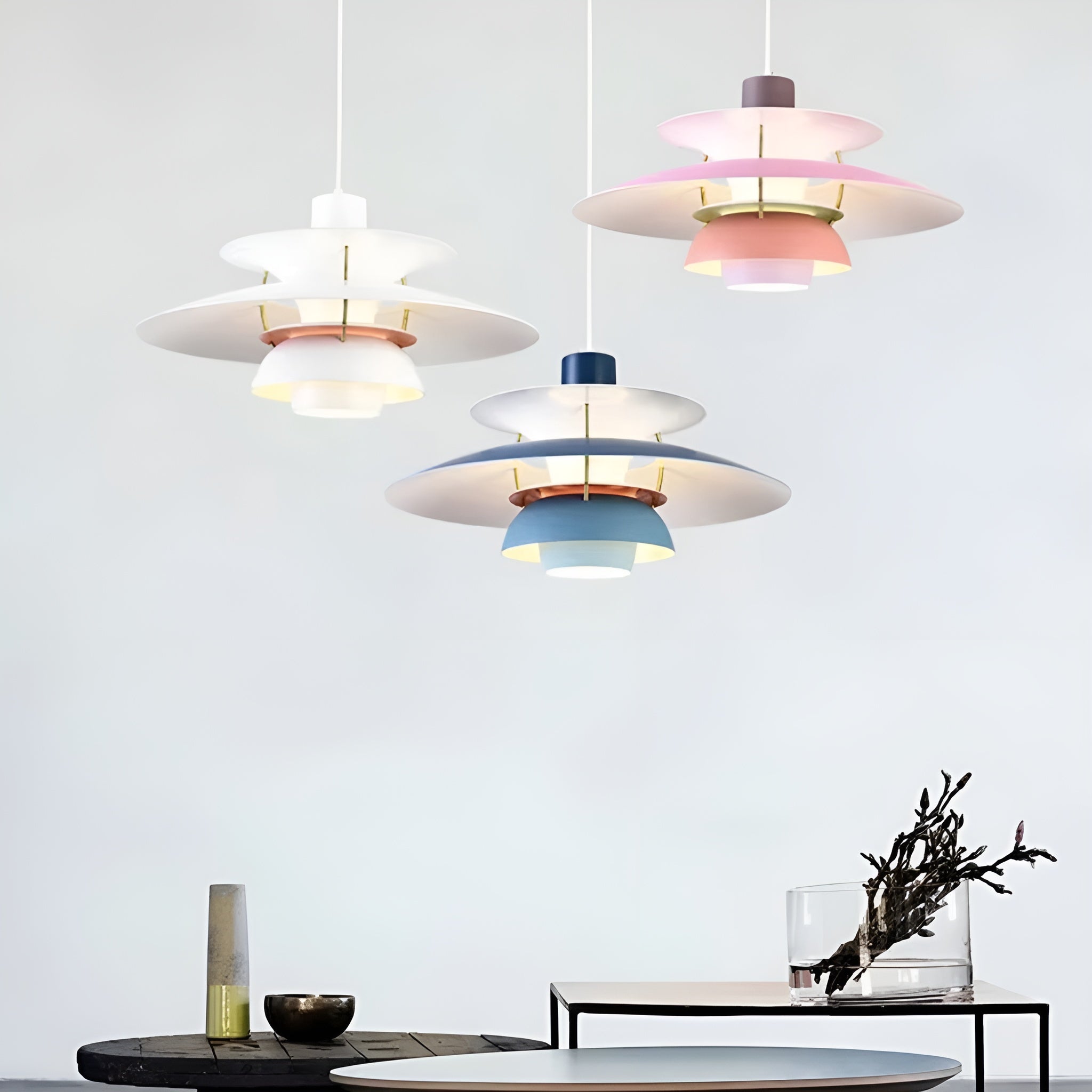 SkyGlow LED Pendant Lamp – Modern Scandinavian Design with Dimming Function