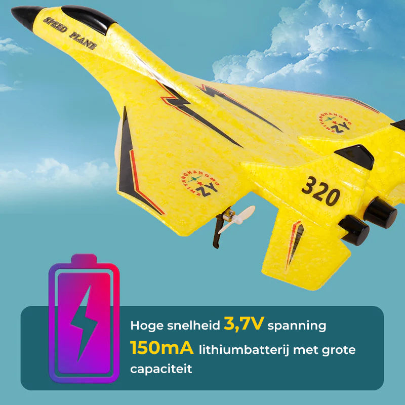 Powerful Remote-Controlled Airplane - For the Adventurous Pilot