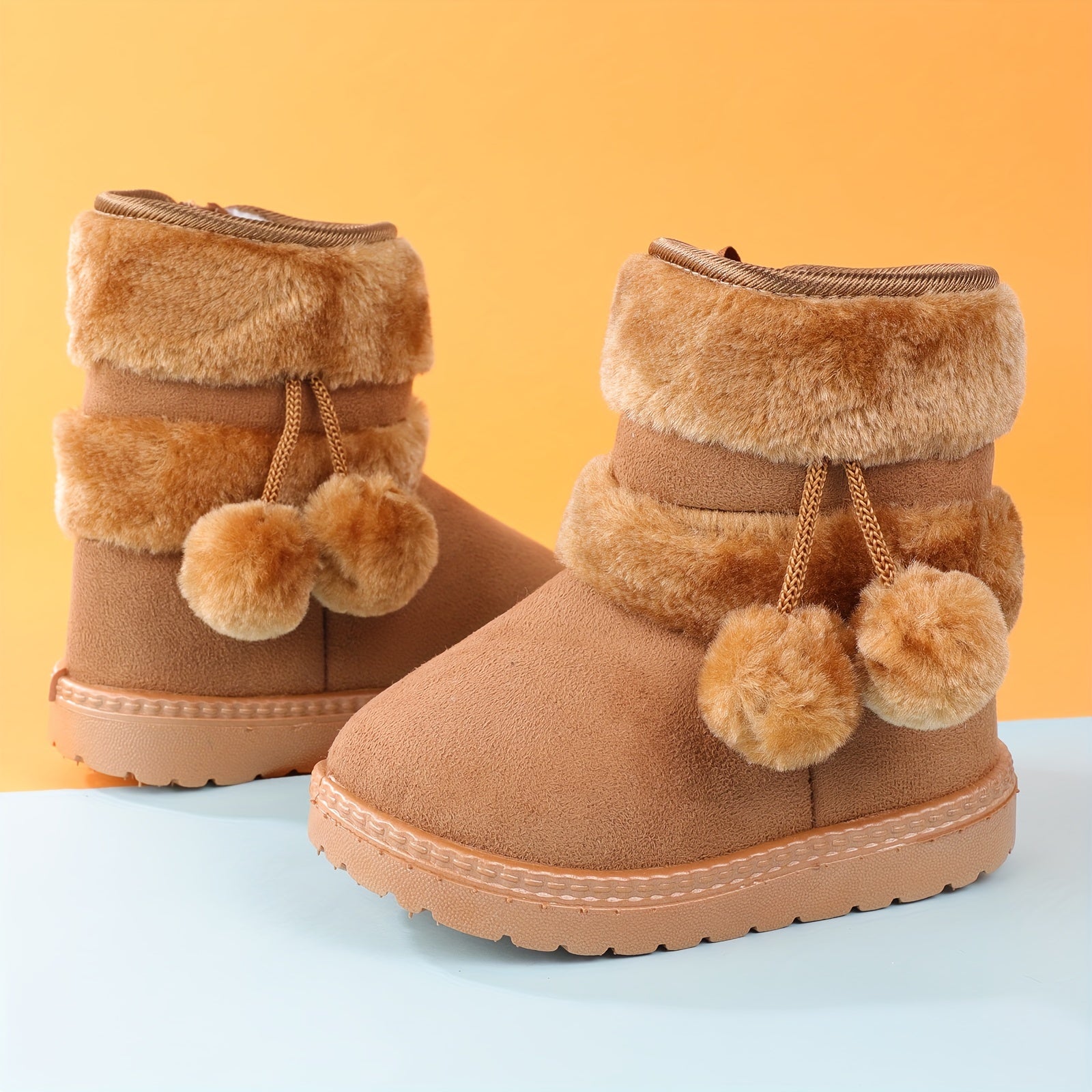 Cute Plush Boots for Kids - For Warmth and Comfort