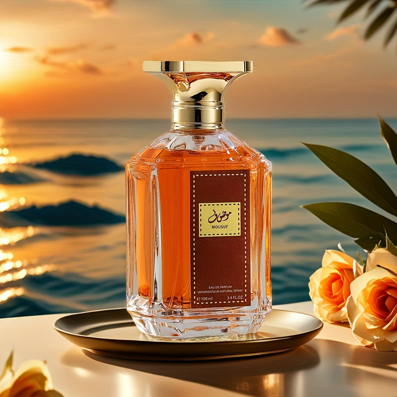 Mousuf Men’s Eau de Parfum – Sandalwood & Amber Essence