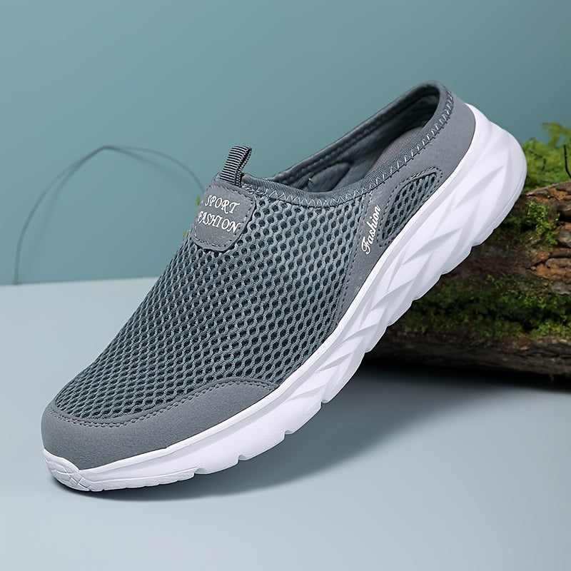 Men’s Breathable Slip-On Shoes – Lightweight Mesh Comfort