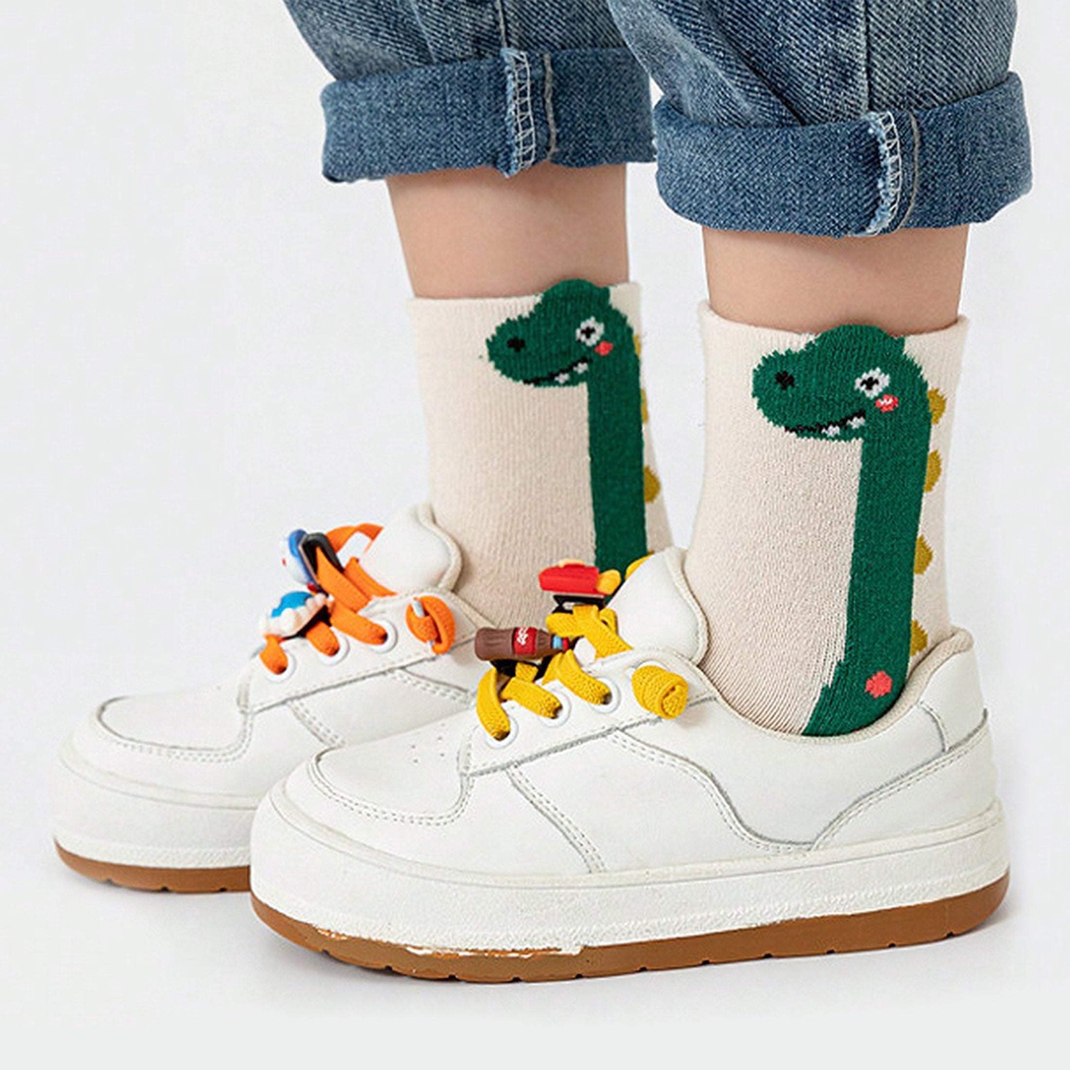 Dino Adventure Kids Socks - For Comfort and Playfulness