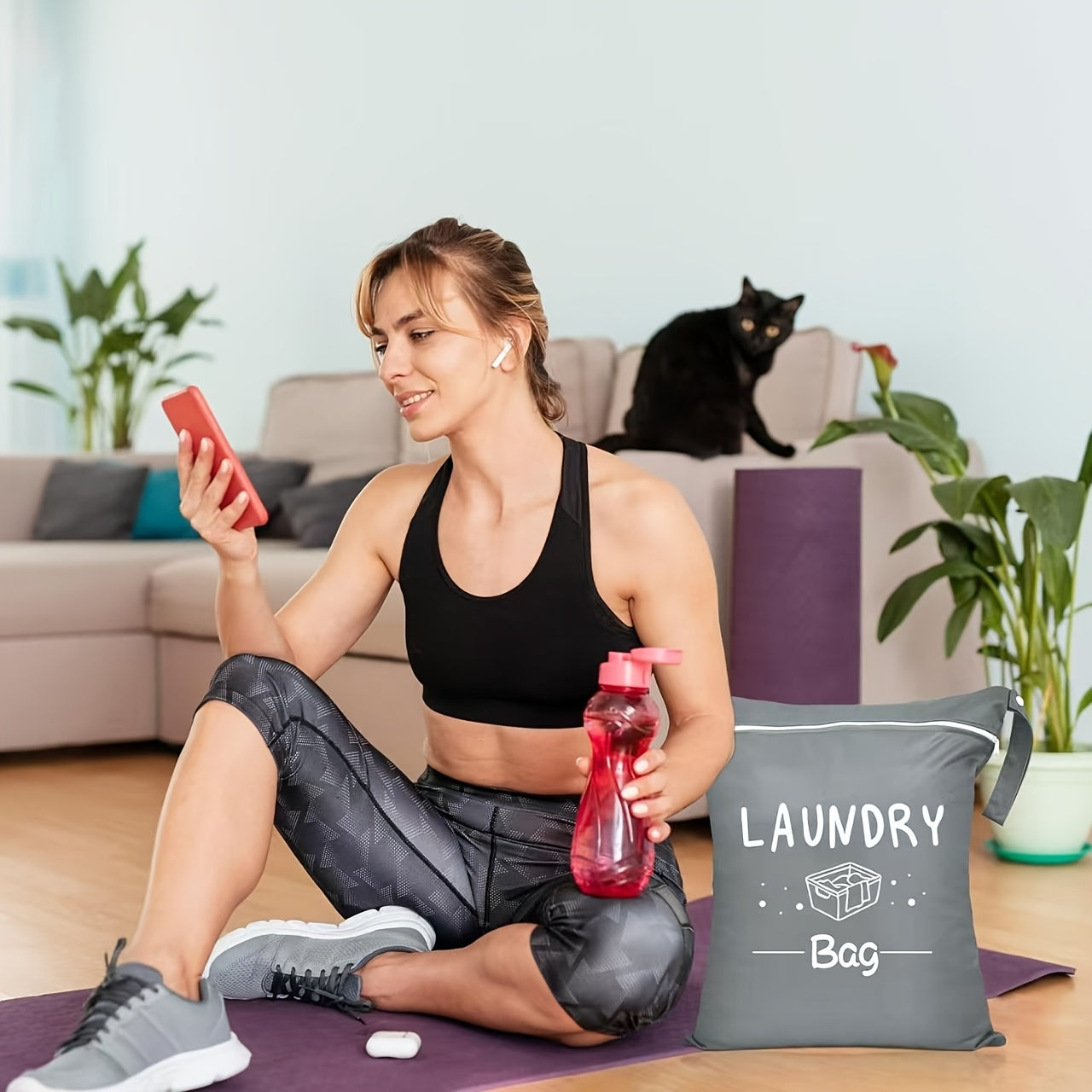 Large Travel Laundry Bag – Sturdy and Convenient