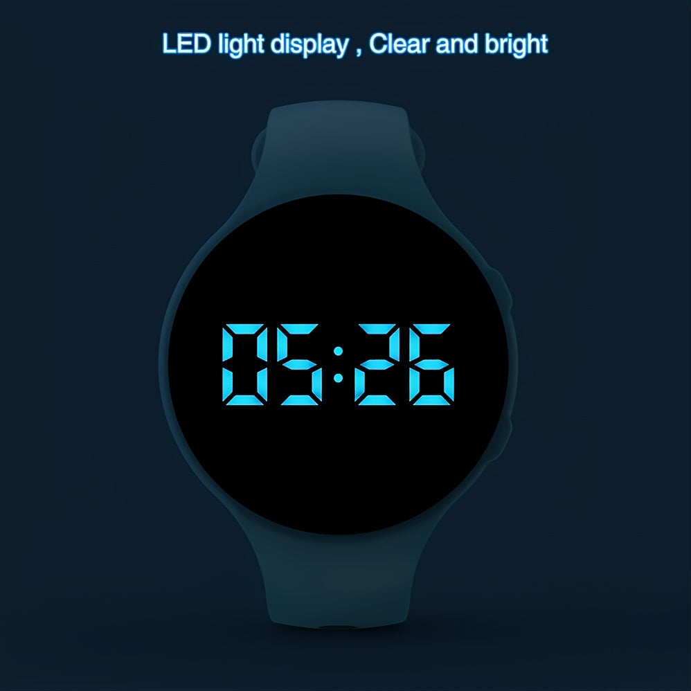 LED Digital Pedometer Watch with Vibrating Alarm – Fitness Tracker for Kids