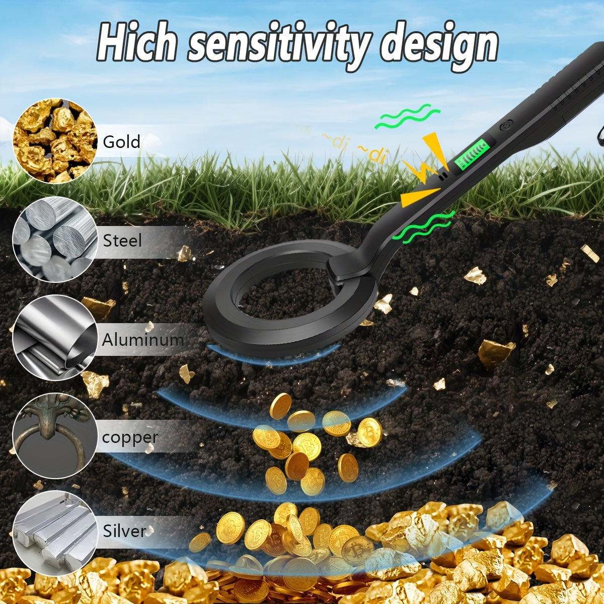ProScan Metal Detector – Accurate and User-Friendly for Outdoor Adventures