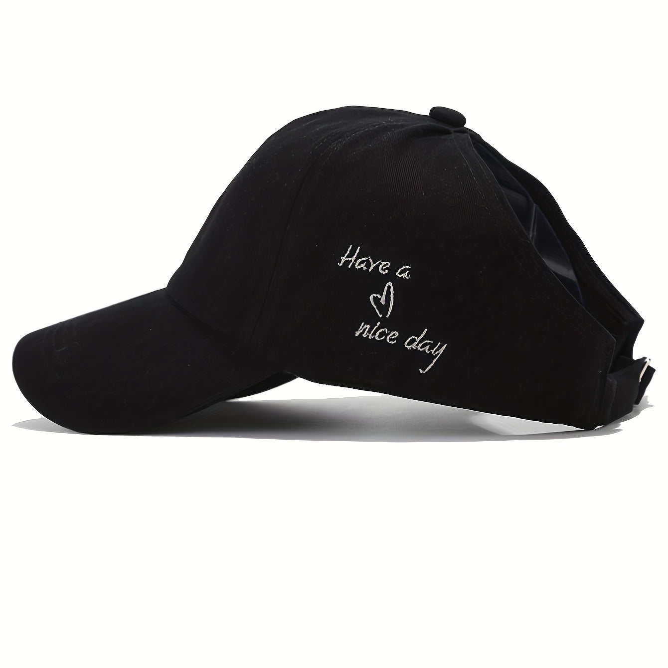 Ladies Baseball Cap with Ponytail Opening – Light and Breathable