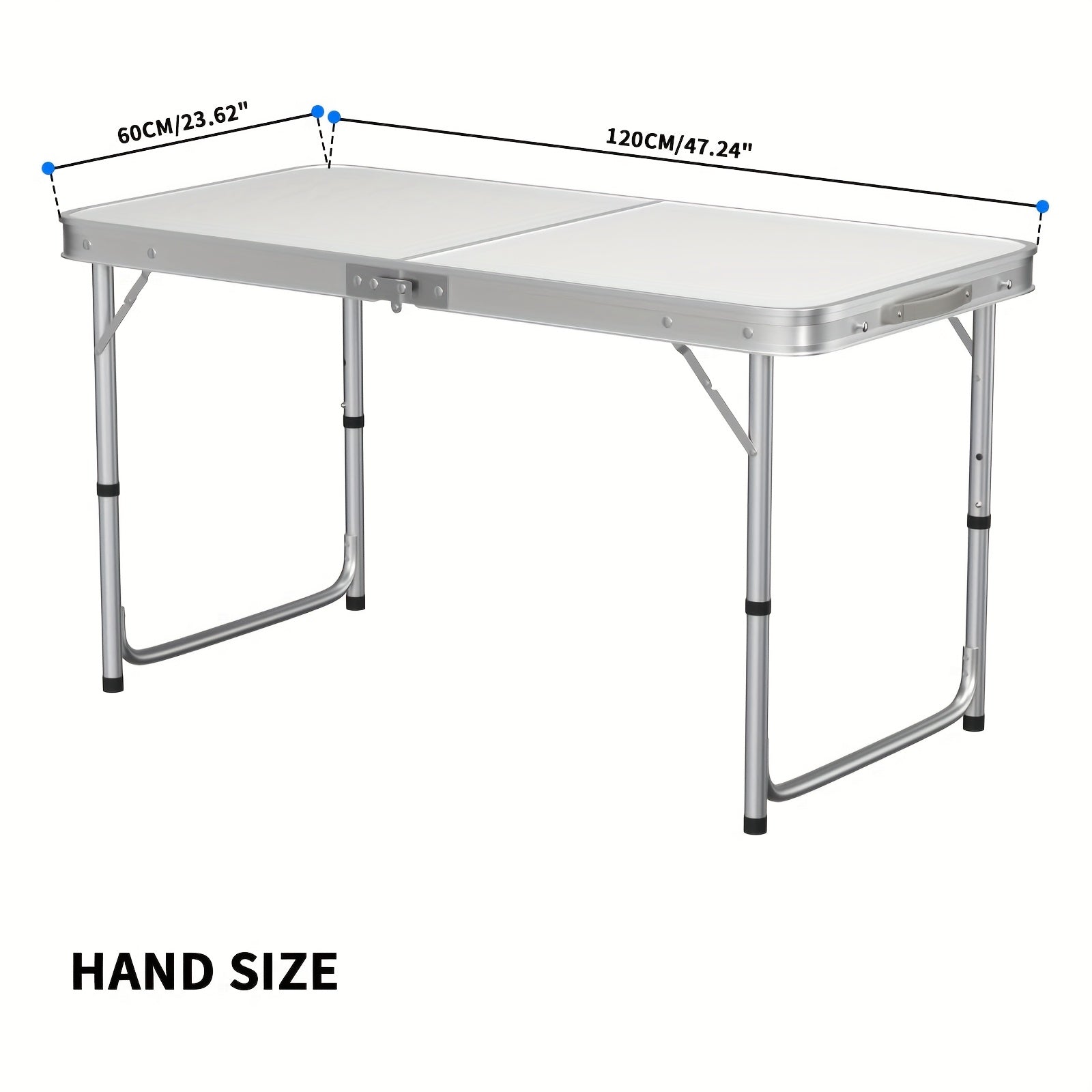 Foldable Camping Table - Lightweight and Portable, Ideal for Parties and Outdoor Activities