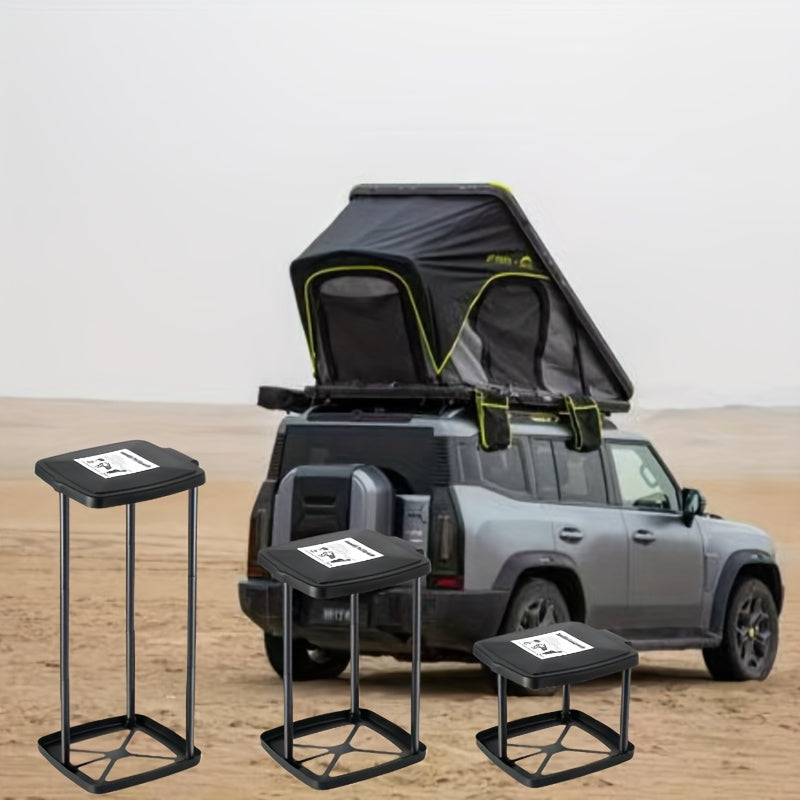 Adjustable Foldable Trash Bag Holder – Three-Piece Height Adjustable Stand for Home or Outdoor