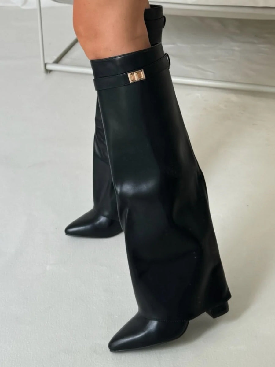 Luxe Suede Over-the-Knee Boots for Women – Comfort and Class