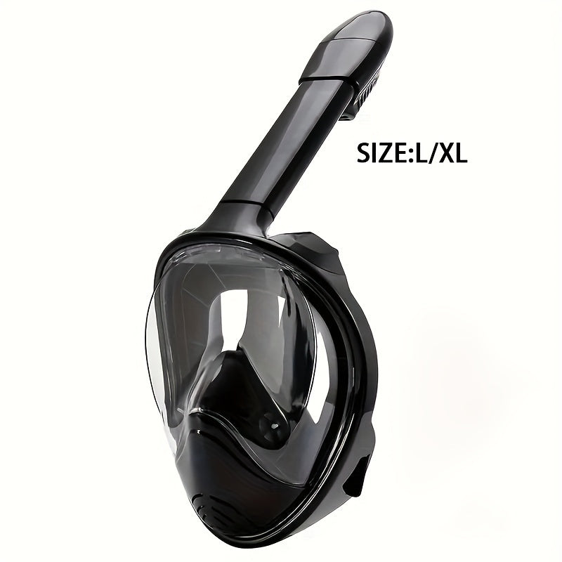Full Face Snorkel Mask – 180° Panoramic View and Camera Mount for Perfect Underwater Experience
