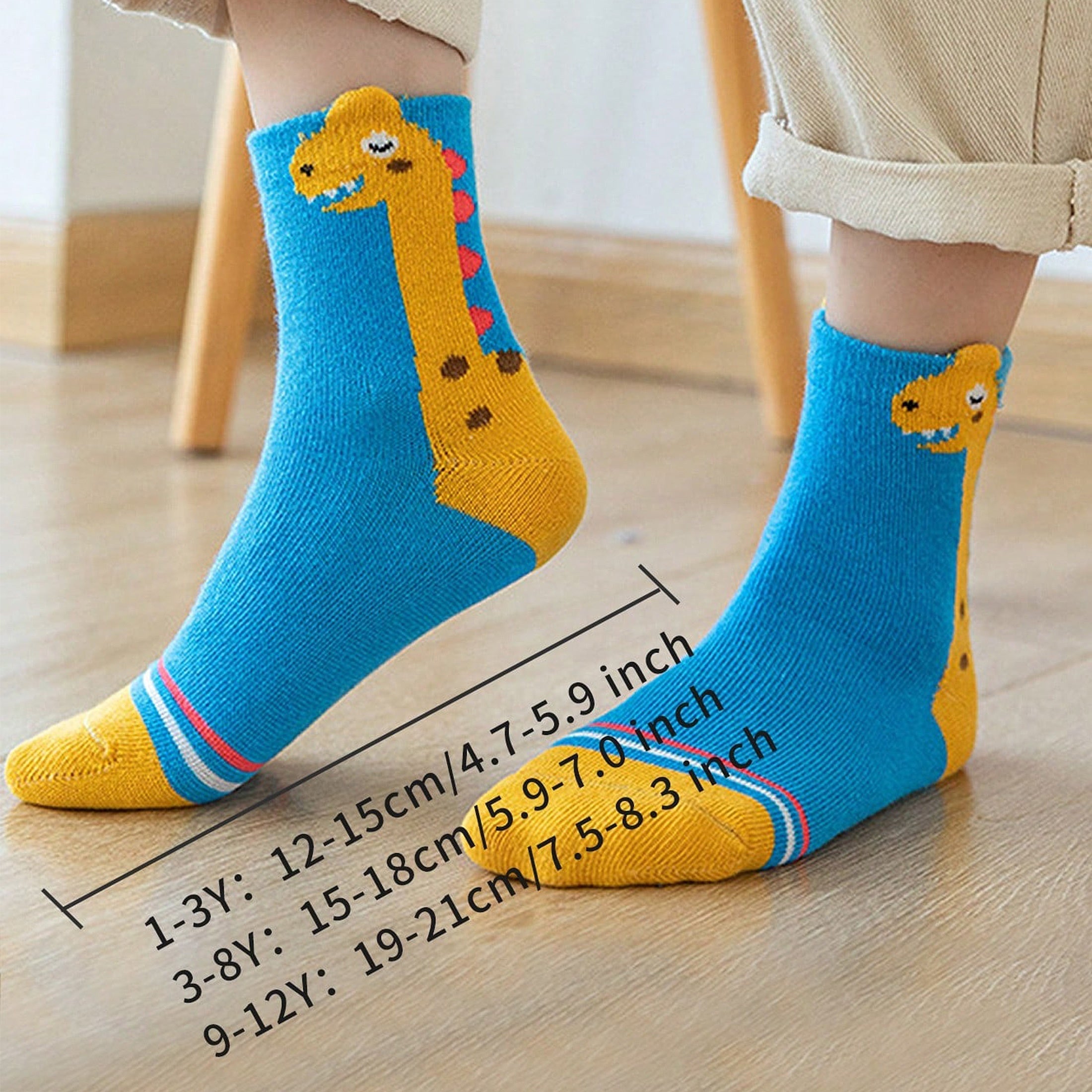 Dino Adventure Kids Socks - For Comfort and Playfulness