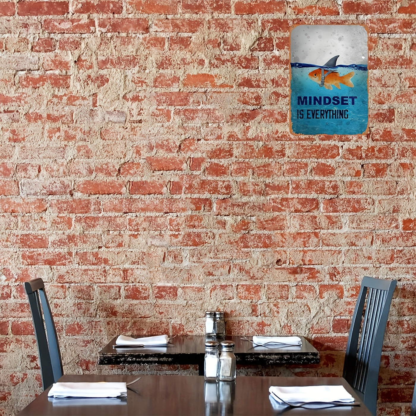 Motivational Metal Sign – For Inspiration in Every Room