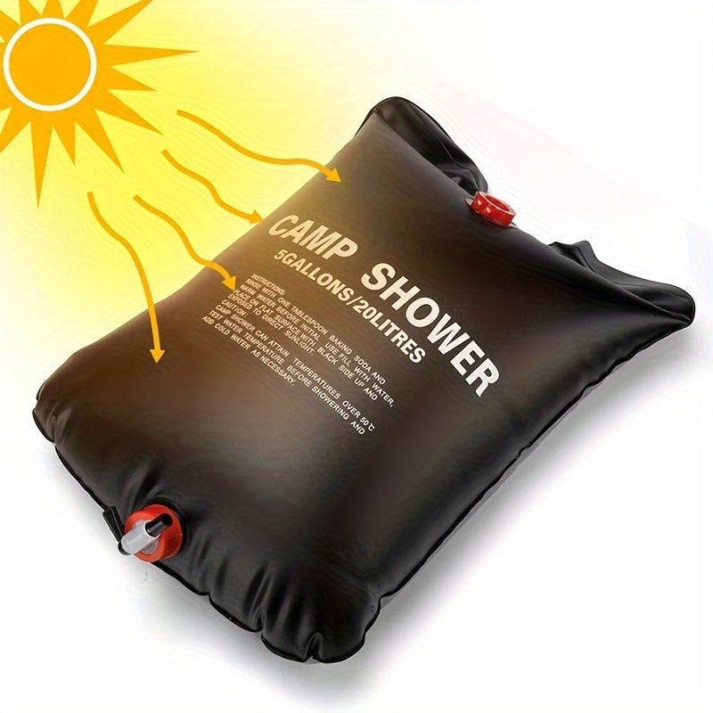 Portable Camping Shower – 20L Capacity with Removable Hose and Shower Head for Outdoor Adventures