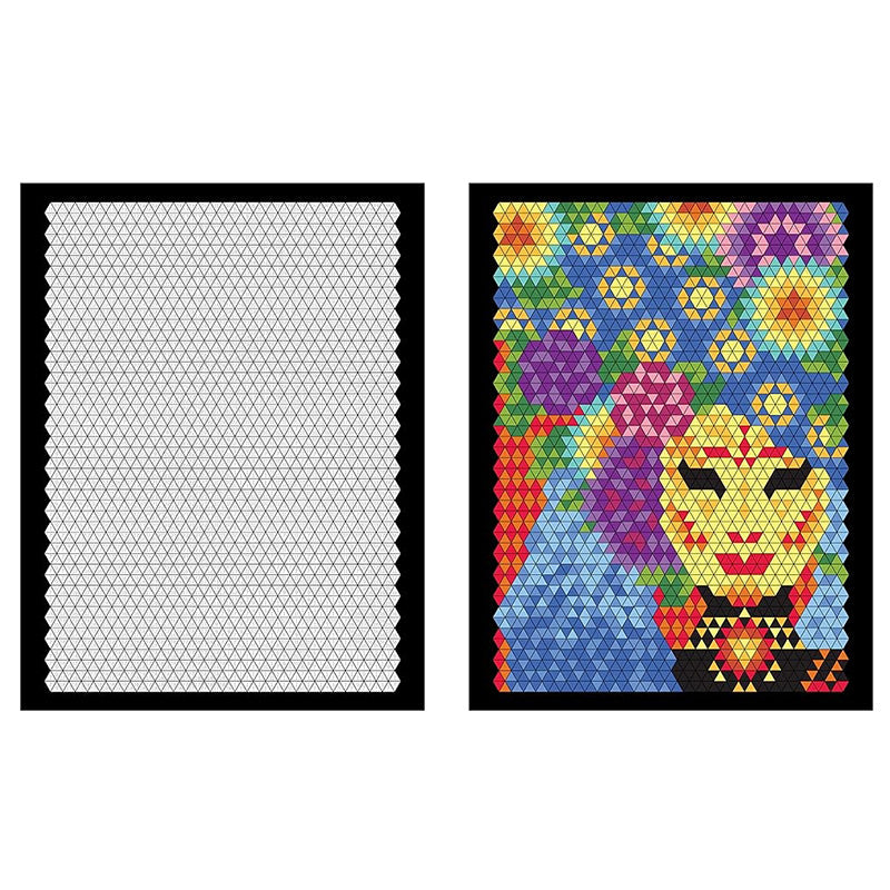 Colorful Creative Paint by Numbers Book - For relaxation and fun