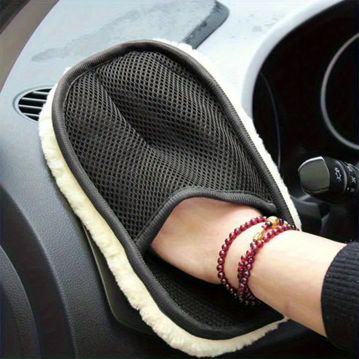 Ultra Soft Microfiber Cleaning Glove - Perfect for Car Maintenance