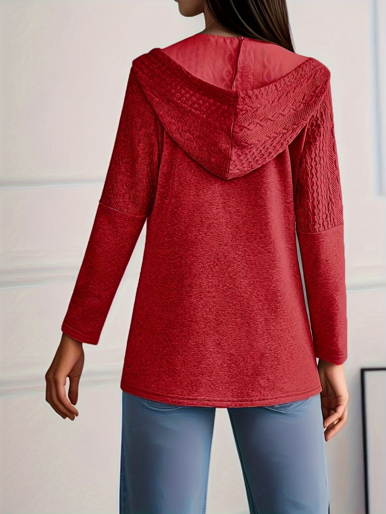 Luna Knitted Hoodie Jacket - Stylish and Comfortable for Women in Autumn and Winter