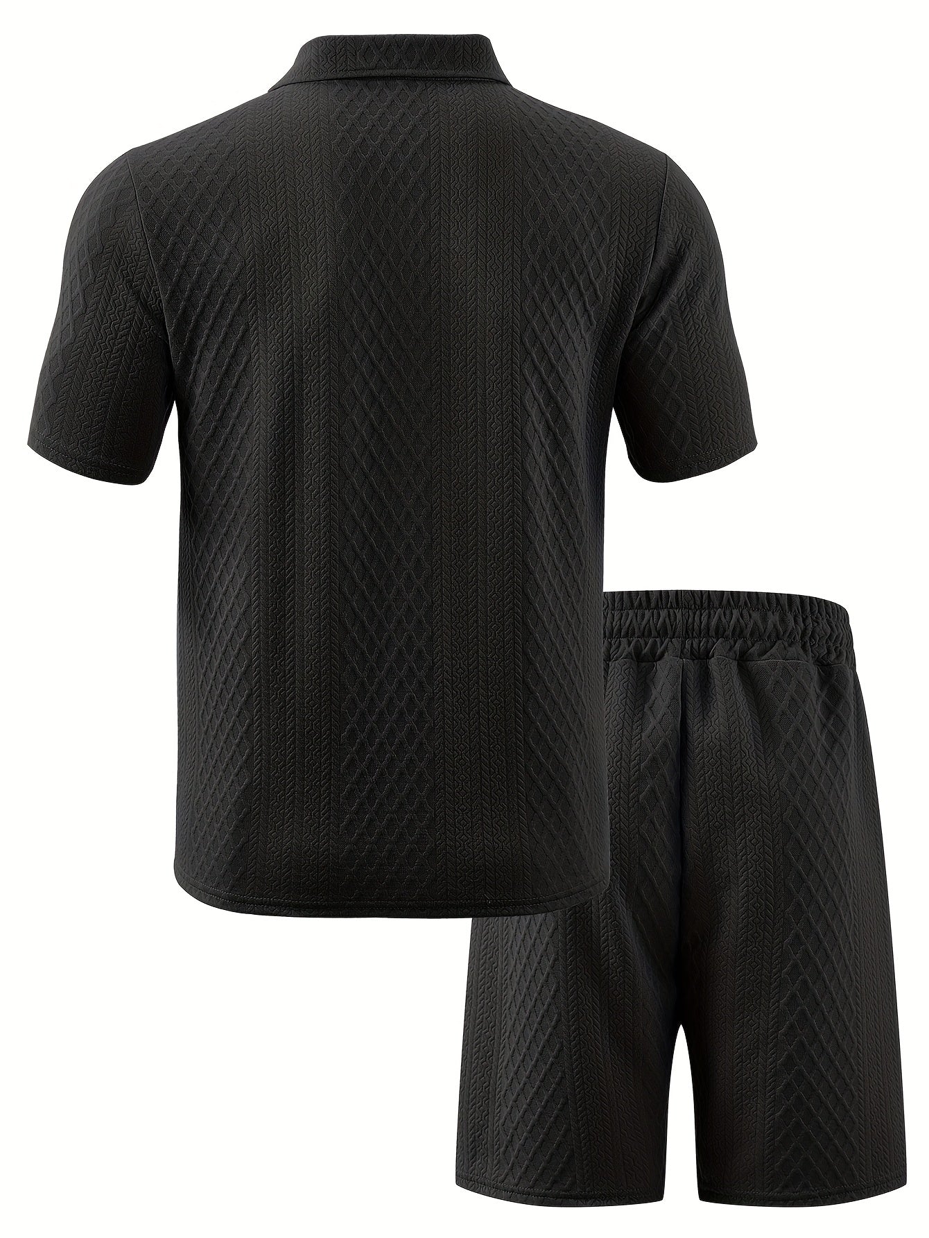 Stylish Jacquard Men's Set – Comfortable and Trendy