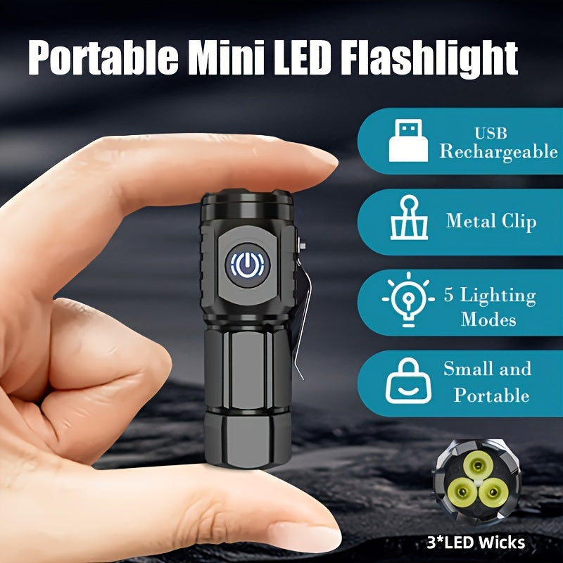 LumoBeam Mini Flashlight – Strong Light in Compact Size