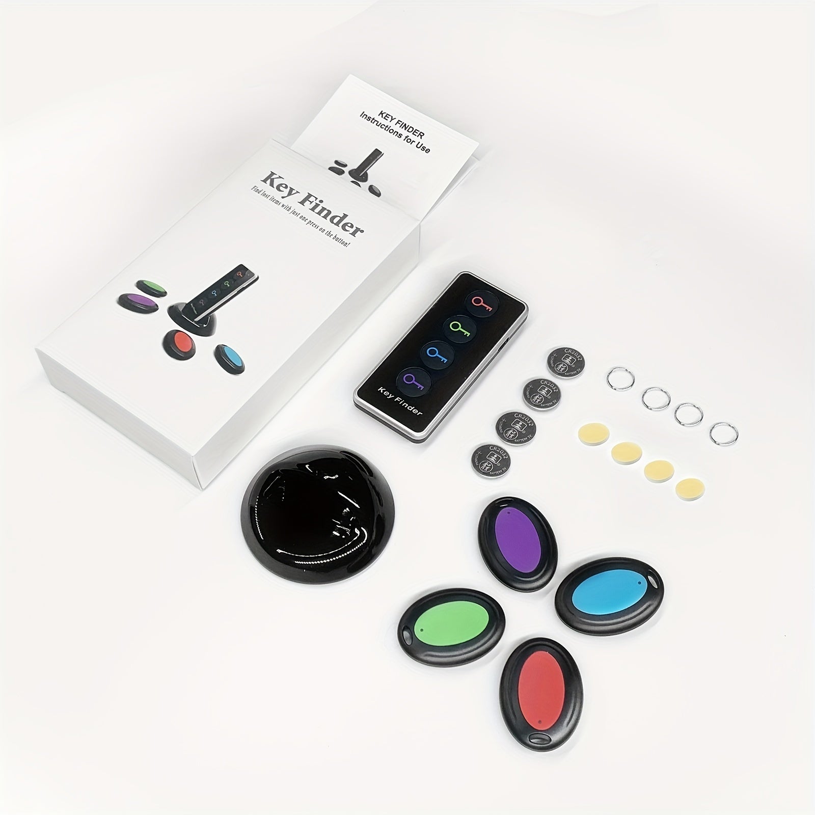 4-in-1 Key Finder with LED Flashlight - Find Your Keys, Wallet, and More