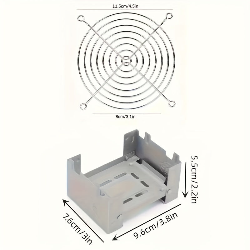 Foldable Camping Stove Set - Durable and Lightweight for Outdoor Adventures