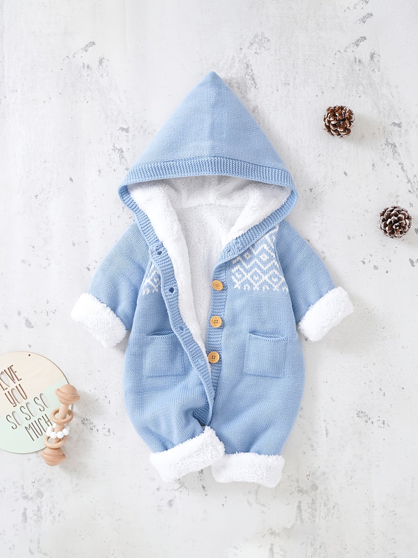 Cute Knitted Jumpsuit - For Warmth and Comfort