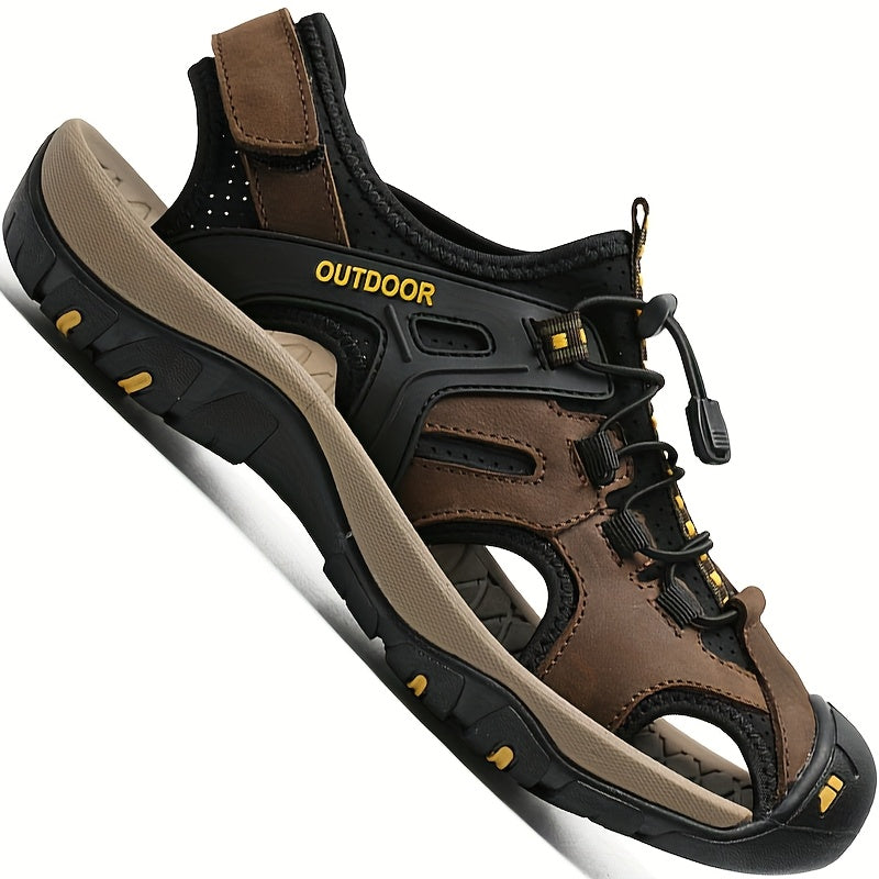 Men’s Premium Leather Fisherman Sandals – Comfortable & Durable