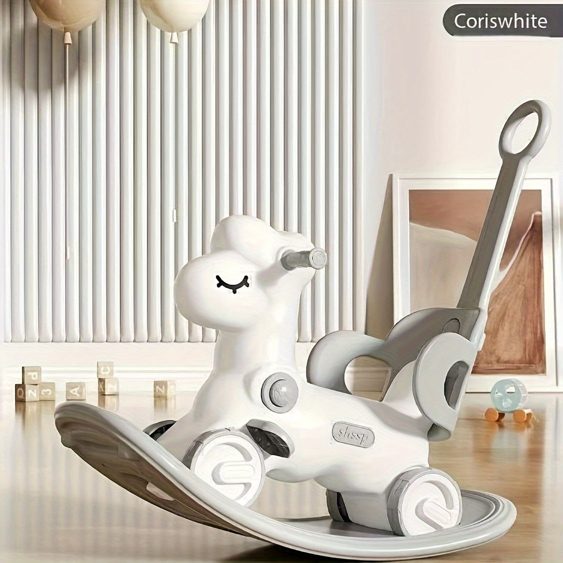 2-in-1 Baby Rocking Horse and Balance Bike - Safe and Fun Toy