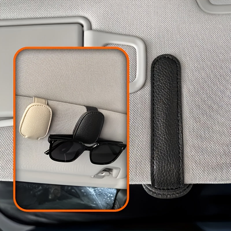 Universal Car Sunglasses Clip – Handy Organizer for Sun Visor
