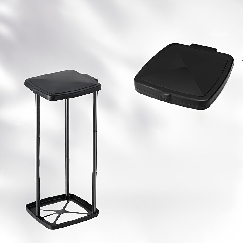Adjustable Foldable Trash Bag Holder – Three-Piece Height Adjustable Stand for Home or Outdoor