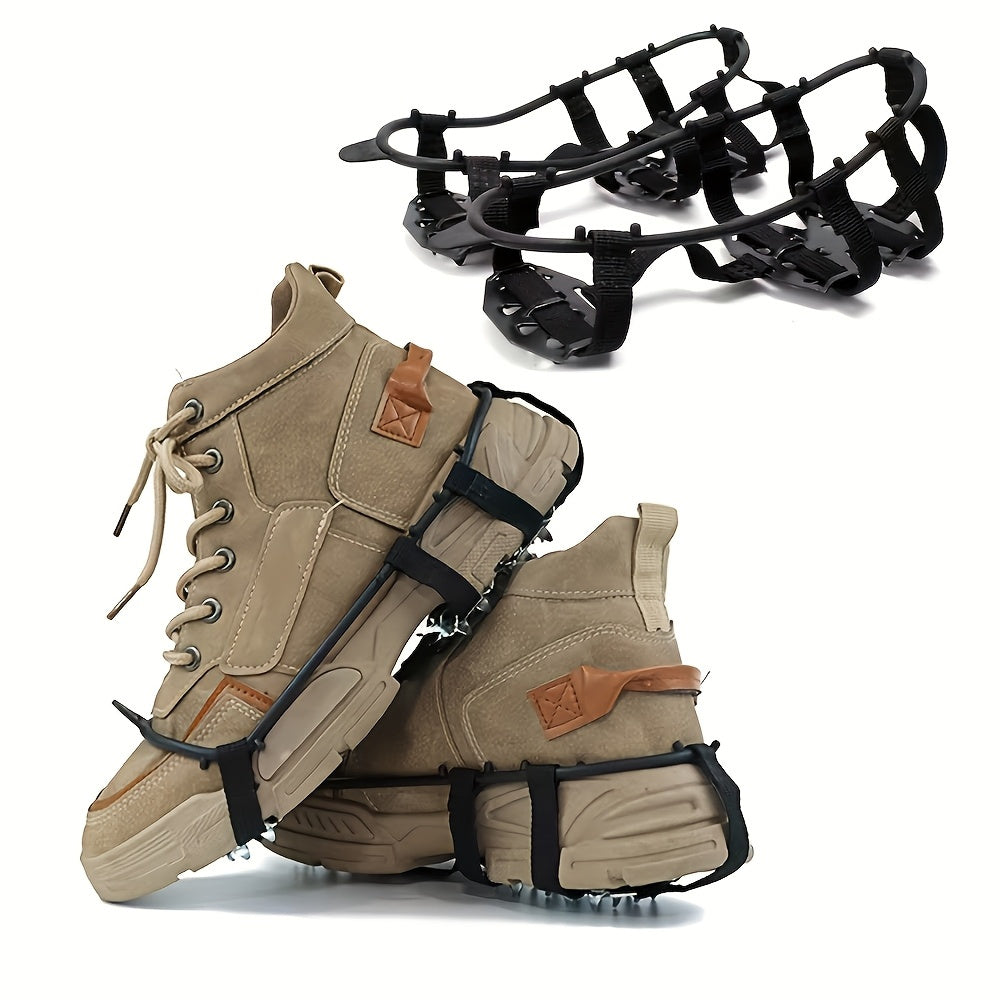 24-Tooth Anti-Slip Crampons – Perfect for Hiking, Climbing, and Winter Sports