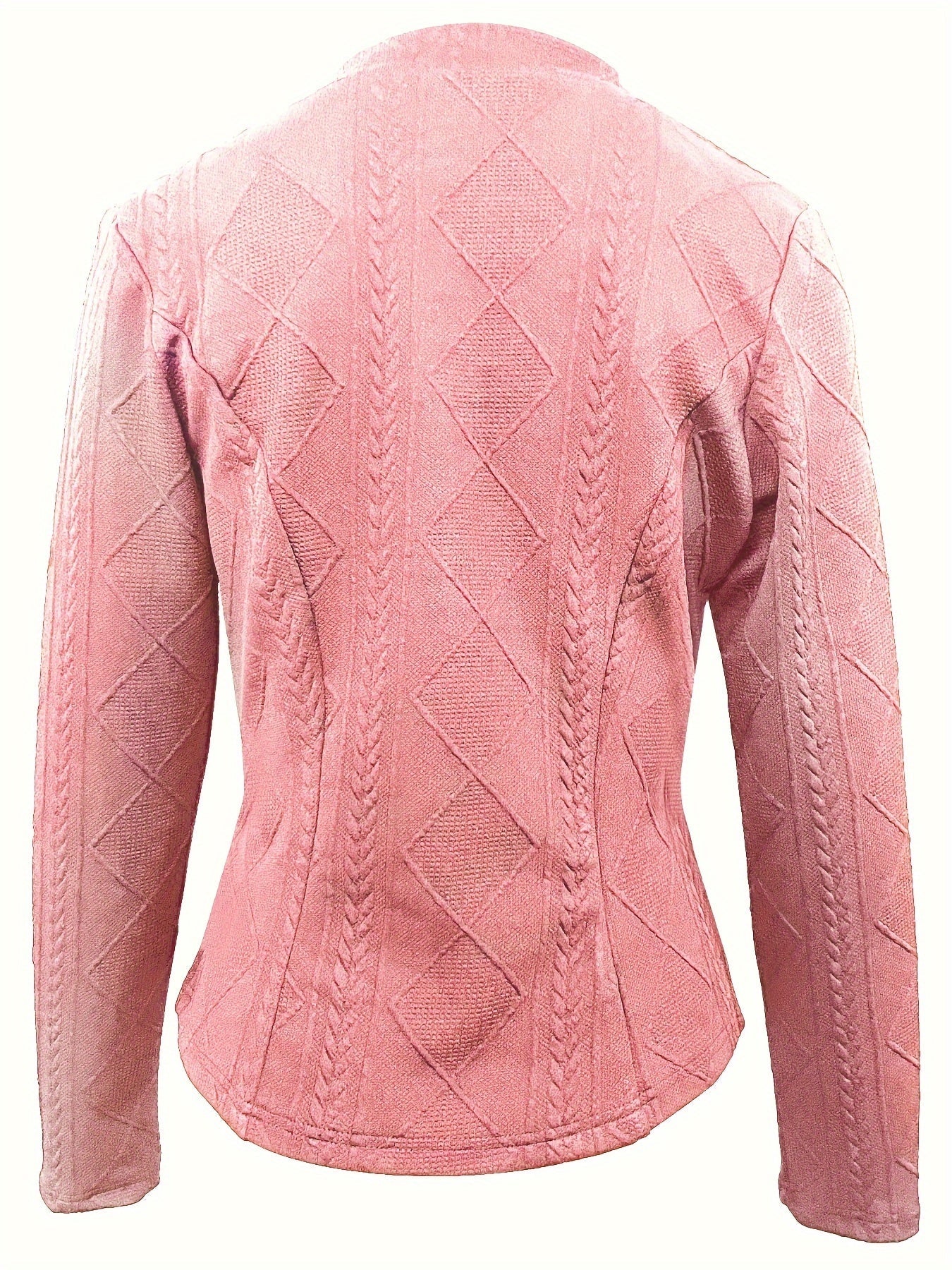 Sophia Woven Jacket - Stylish Fall/Winter Jacket with Buttons and Long Sleeves