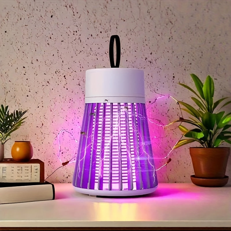 Rechargeable Mosquito Lamp – 360° UV Electric Shock Insect Killer