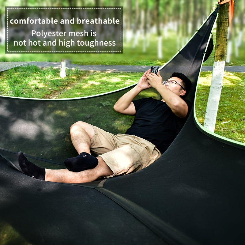 Outdoor Triangle Hammock – Spacious, Breathable, and Sturdy for Camping