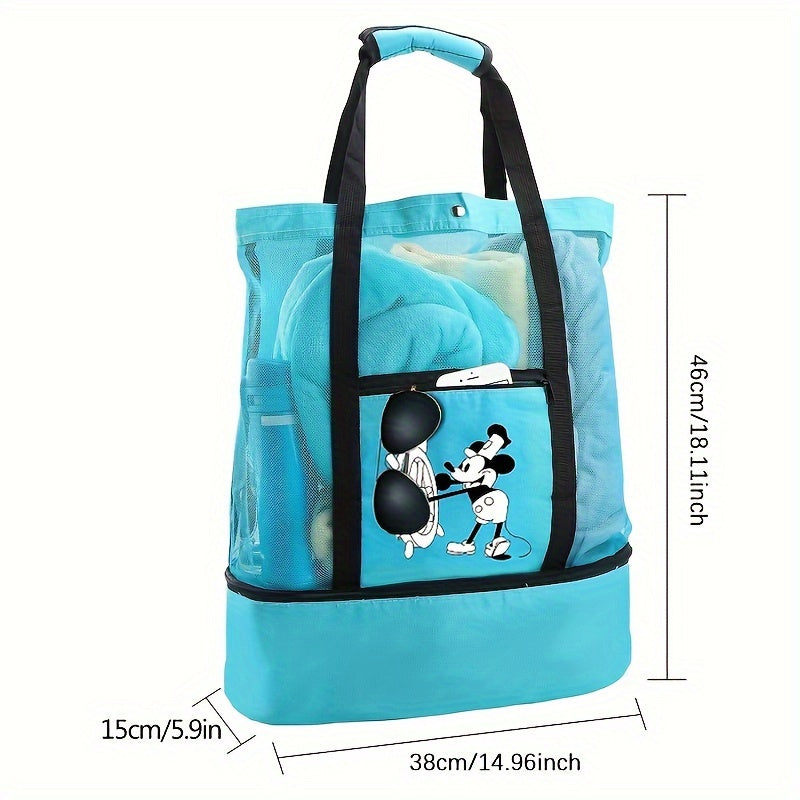Mickey Mouse Beach Bag – Lightweight and Practical with Double Layer for Extra Protection
