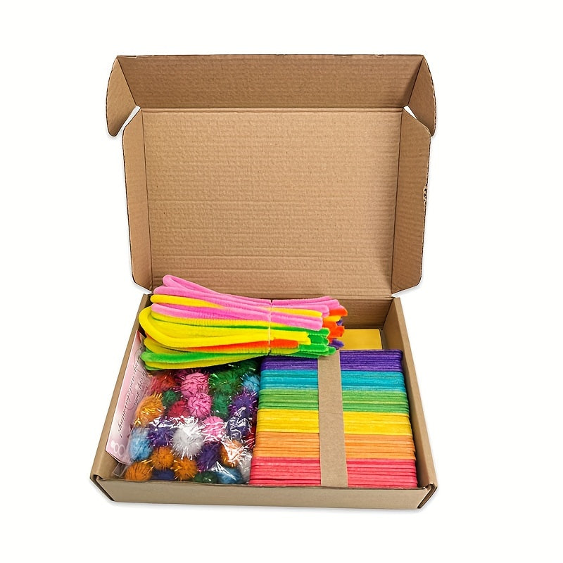 Creative DIY Craft Kit for Kids – Educational Toy with Various Materials