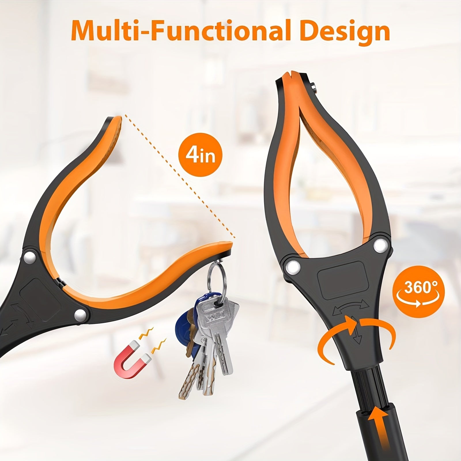 Comfort Grip Reacher with Rotation – Light and Handy for Effortless Reaching