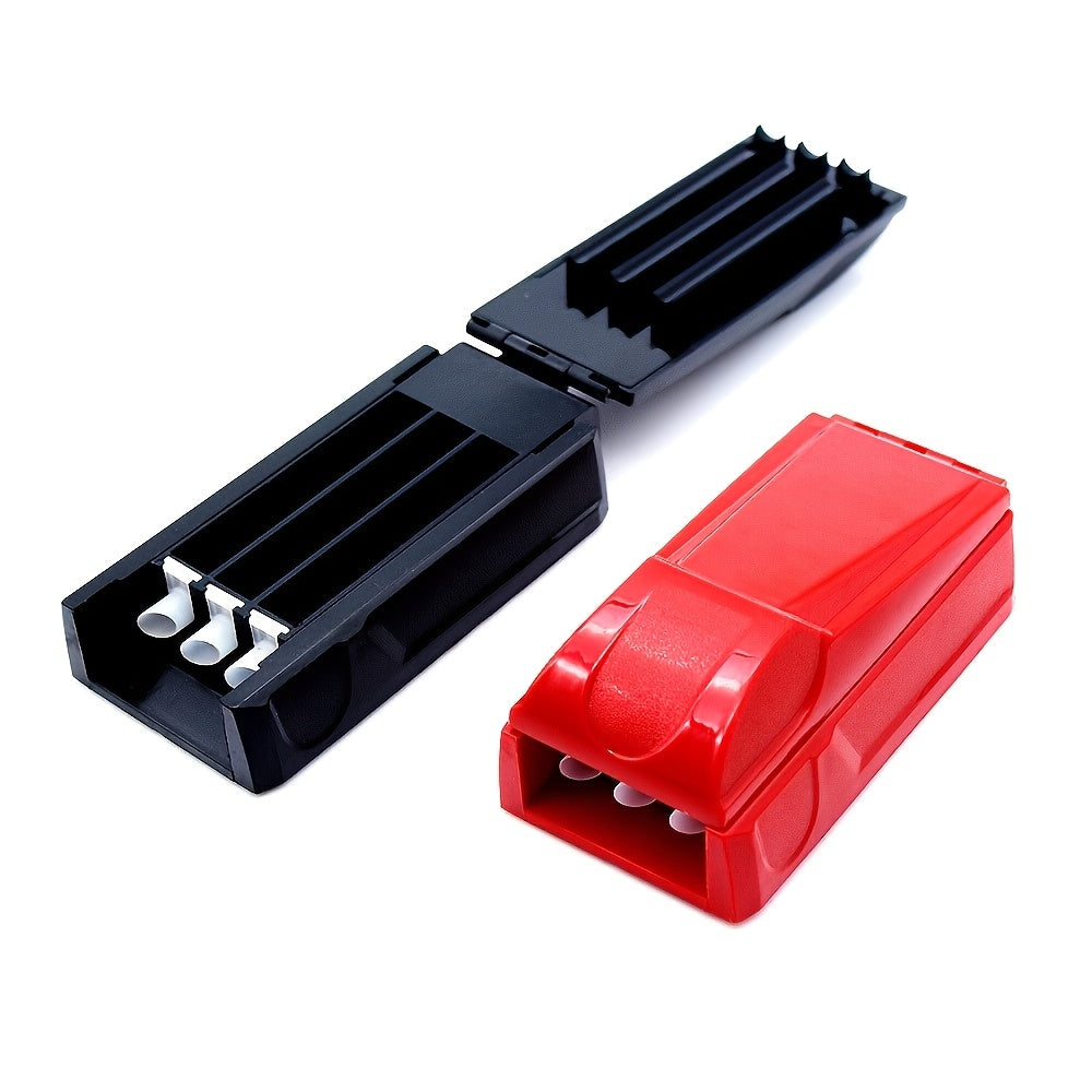 Manual Cigarette Rolling Machine with 3 Tubes – Durable Plastic and Easy to Use