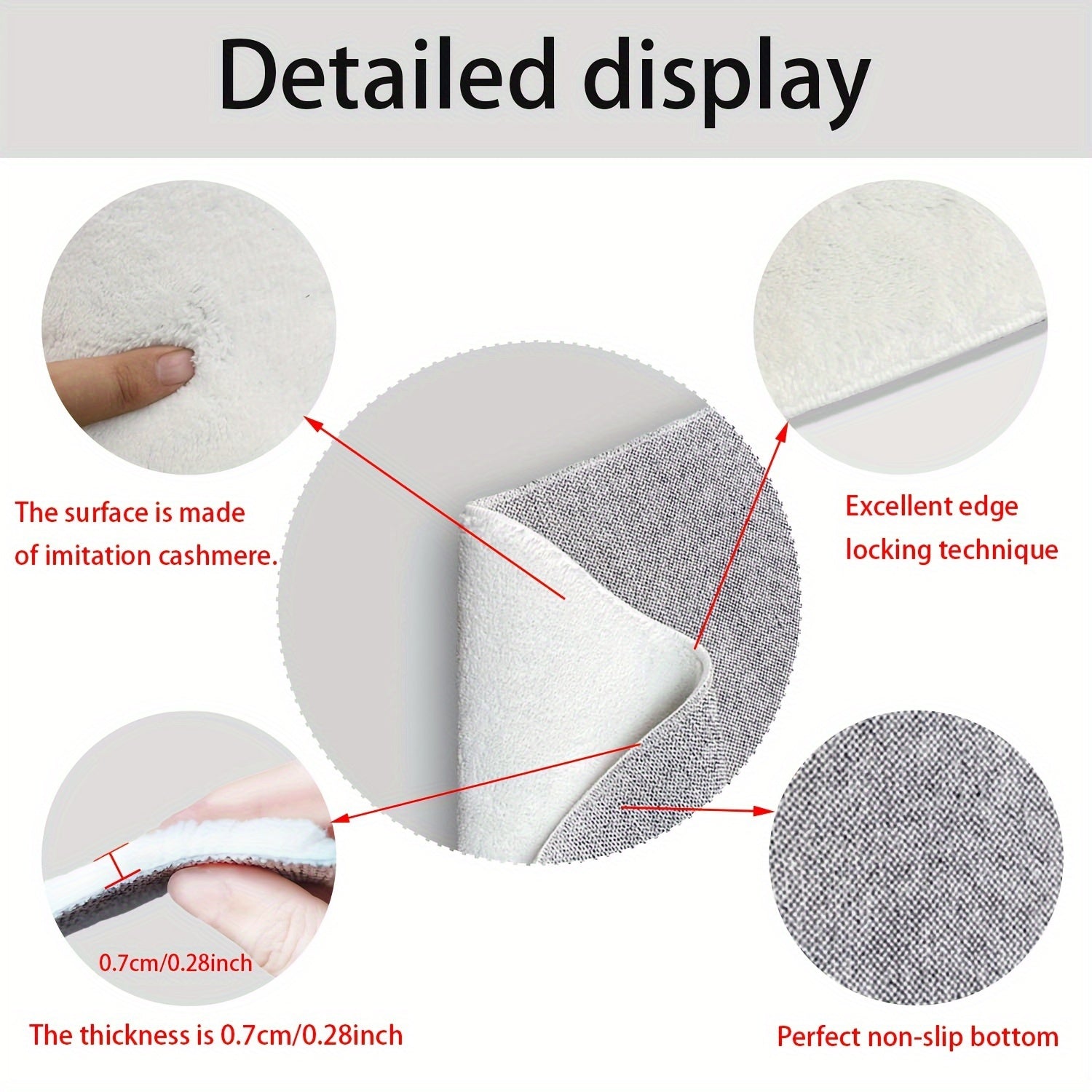 Leaf Bath Mat – Absorbent, Plush, and Comfortable for the Bathroom