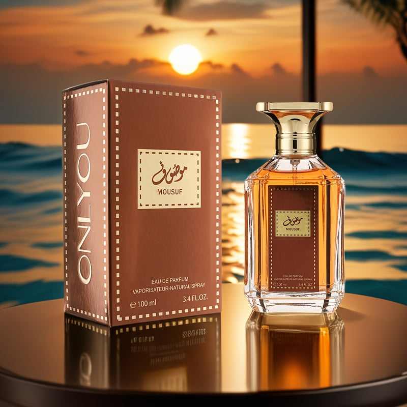 Mousuf Men’s Eau de Parfum – Sandalwood & Amber Essence