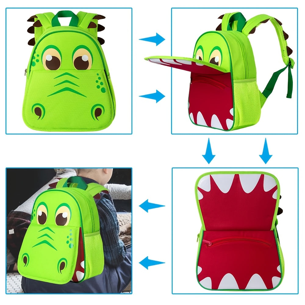 Cute Dinosaur Backpack for Kids – Spacious and Comfortable School Bag