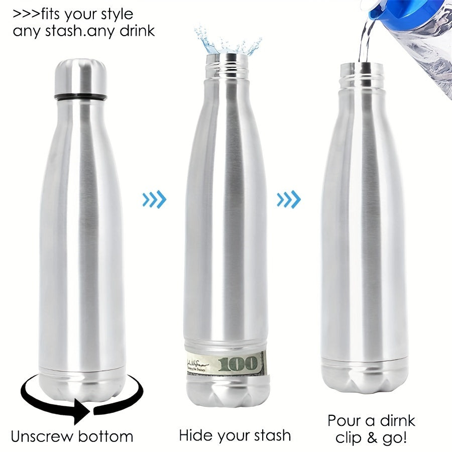 SafeHydrate Water Bottle – Innovative with Hidden Compartment for Valuables